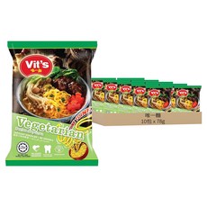 Vit's 唯一麵 南洋風味速食麵 蔬菜風味, 78g, 10包