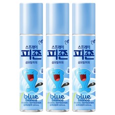 碧珍 強力噴霧纖維除臭劑 藍色比安卡, 120ml, 3個