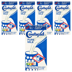 Cowhead 田園 全脂保久乳, 1L, 5瓶