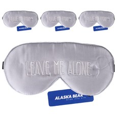 阿拉斯加熊睡絲眼罩我想奢侈地獨自休息, 1入, 4個
