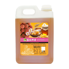 彩花蜜 荔枝蜂蜜 台灣產, 3kg, 1桶
