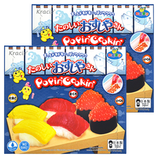 Kracie 葵緹亞 知育果子 DIY 壽司小達人 日本製造 無需烘焙, 壽司食玩 (1盒), 2盒