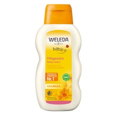 WELEDA 薇蕾德 金盞花寶貝柔護身體乳, 200ml, 1瓶