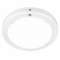 EL照明 乳白圓形感應燈 LED20W, 白色 + 日光色, 1個
