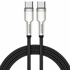 Baseus 倍思 金屬卡福樂系列數據線Type-C to Type-C 100W, 1m, 黑色, 1條
