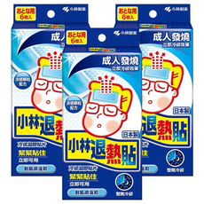 小林退熱貼 未滅菌 成人用, 6片, 3盒