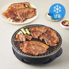 왕조실록 서서갈비 양념 돼지 왕구이용 (냉동), 600g, 4개