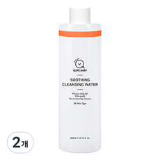 qurebaby 孩童用卸妝水, 300ml, 2瓶