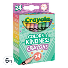 Crayola 繪兒樂 Kindness蠟筆, 24色, 6個