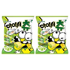 ORION 好麗友 酸味夾心軟糖 檸檬萊姆口味, 2袋, 193.5g