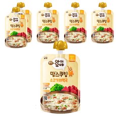 Namyang 南陽乳業 9個月以上孩童輔食, 牛肉海帶湯口味, 100g, 6包