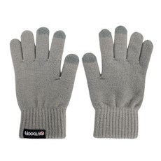 OUTDOOR PRODUCTS 防寒智慧觸控針織手套, 1個, 灰色