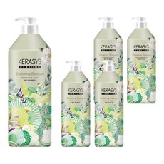 KERASYS 盛開花束香水沖洗液, 1L, 5個