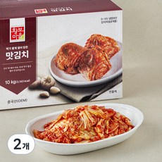 황보마을 맛김치, 10kg, 2개