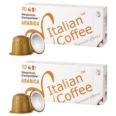 이탈리안커피 네스프레소 호환 캡슐커피 아라비카, 5.5g, 10개입, 2개