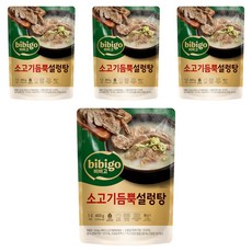비비고 소고기듬뿍설렁탕, 460g, 4개