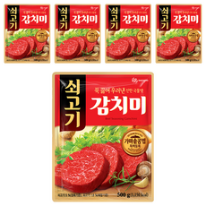 대상 쇠고기 감치미, 500g, 5개