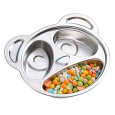 사라사 304스텐 유아 식판, 팬더, 단품, 1개