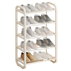 홈앤에버 신발 정리대 5단 소 450 x 230 x 735 mm, 화이트, 1개