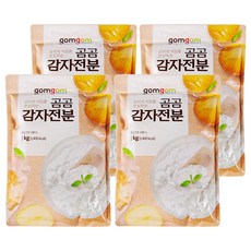 gomgom 馬鈴薯澱粉 (3 400大卡), 1kg, 4包