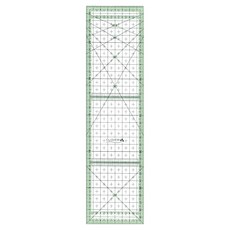 Clover 可樂牌 裁切定規尺 30cm, 白色 + 綠色, 1支