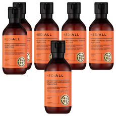 메디올 알시피 안티 헤어 로스 두피청정 샴푸 프레시 시트러스향, 100ml, 6개