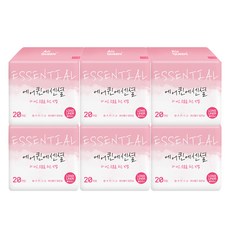 Air QUEEN Essential加長型護墊 17.5cm, 20片, 6包