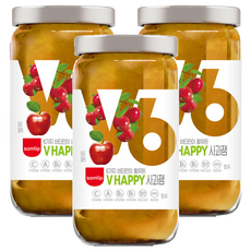 삼립 V Happy 사과잼, 380g, 3개