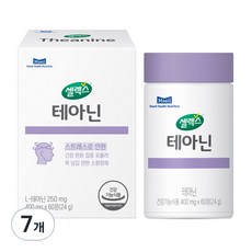 Selex 茶胺酸補充錠 24g, 60顆, 7盒