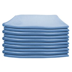 World Clean 玻璃擦拭布 40x40cm, 10個, 藍色