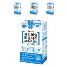 jw Pharmaceutical MSM 2000補充錠, 120顆, 4罐