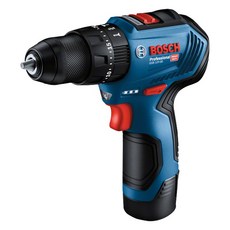 BOSCH 博世 台灣公司貨 12V鋰電免碳刷震動電鑽起子機 2.0Ah雙電 GSB 12V-30, 1個