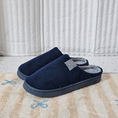 Healing Spot 燈芯絨拖鞋, 1個, 海軍藍