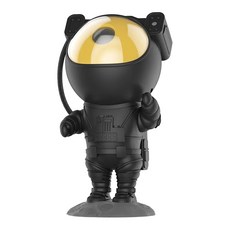黑金太空人造型旋轉星空燈, 炫彩高清投影, 顏色隨機