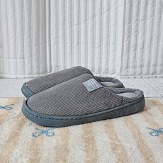 Healing Spot 燈芯絨拖鞋, 1個, 灰色