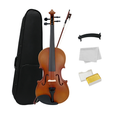 samick 三益樂器 Luna 1/4 小提琴 入門款 附琴盒 + 5件配件組, 單一商品, 混合顏色, 1組