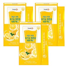 wellup Daily清新檸檬汁隨身包 14條入, 280g, 3個