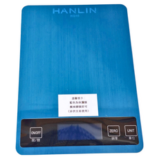 HANLIN 可換單位廚房電子秤 KG10, 銀色, 3kg