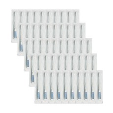 Market A 飯店用便攜式牙刷牙膏潔牙組 藍綠色, 50套