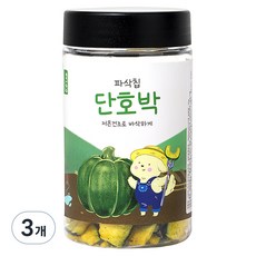 댕댕이연구소 강아지 디디랩 파삭칩 저온건조 과일 채소 간식, 단호박, 50g, 3개
