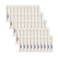 Market A攜帶式牙刷牙膏單個包裝牙科工具組 橘色, 50套