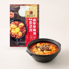 프레시지 북촌 소고기 순두부 찌개, 605g, 1개