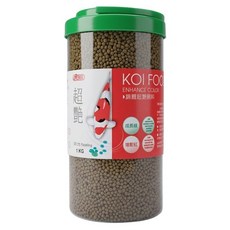 ISTA 伊士達 錦鯉超艷飼料 I-328 成長綠 中粒, 1kg, 1瓶