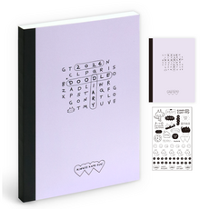 ICONIC 2026 塗鴉日誌週計畫本行事曆, 1個, 03 丁香紫