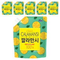 다미즐 클렌즈 깔라만시 농축액 파우치, 500ml, 6개