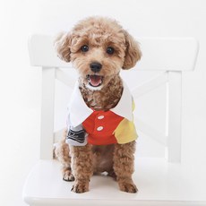 petit dog Holic T恤 DT027, 紅色