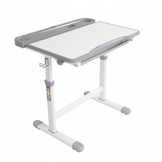 E-home DODO朵朵置物槽兒童升降成長桌, 灰色