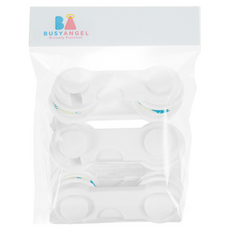 BUSYANGEL 兒童防夾手安全鎖, 白色, 6入