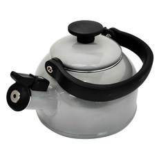 FUJIHORO 琺瑯 笛音壺 CTN16WKL 灰色 1.6L, 1個