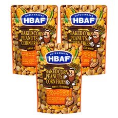 HBAF 烤玉米味花生與玉米粒, 120g, 3包